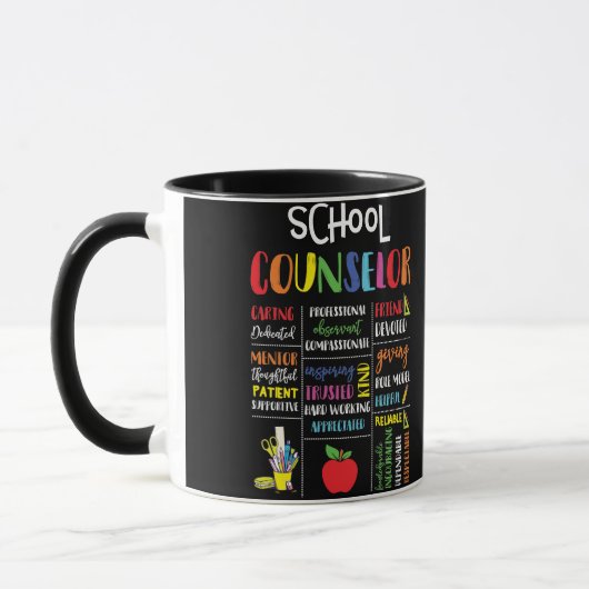 Mug Conseiller Scolaire S'Occuper Ami Dédié (Gauche)