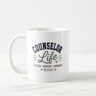 Mug Conseiller Vie Écouter Soutenir Renforcer Répéter