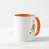 Mug Conseils Autistiques Drôles sur l'Évitement du Con (Devant droit)
