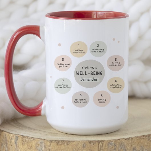 Mug Conseils De Bien-Être Citation Motivationnelle Aut