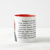 Mug Conseils De Survie De Vacances Drôle D'Un Pingouin (Centre)