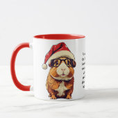 Mug Conseils De Vacances Drôle D'Un Cochon De Guinée (Gauche)