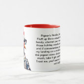 Mug Conseils De Vacances Drôle D'Un Pigeon (Centre)