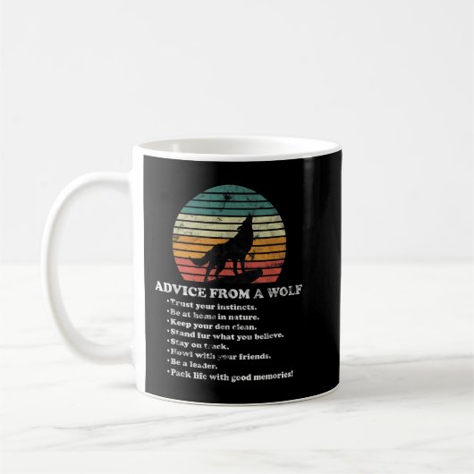 Mug Conseils d'un loup (Gauche)