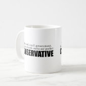 Mug Conservateur de vieille école (Devant gauche)