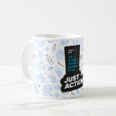 Mug Conservation des océans Sensibilisation à la pollu (Devant gauche)