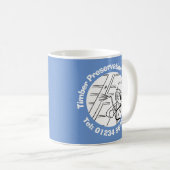 Mug Conservation du bois pour personnaliser. (Devant droit)