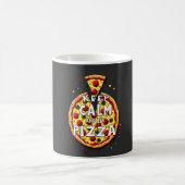 Mug Conserver calme et manger pizza : Conception parfa (Centre)