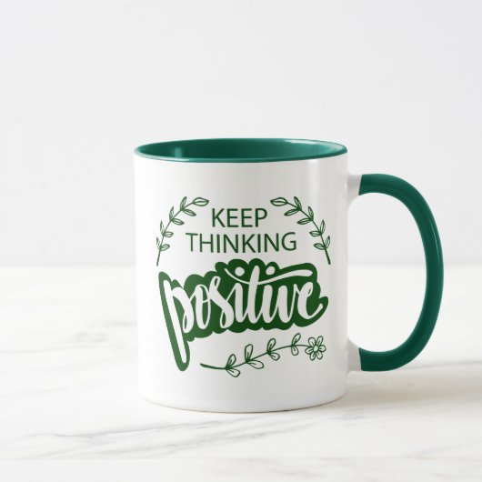 Mug Conserver la pensée positive (Droite)