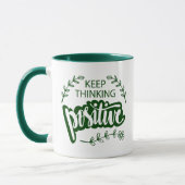 Mug Conserver la pensée positive (Gauche)