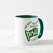 Mug Conserver la pensée positive (Devant droit)
