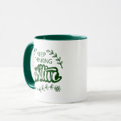 Mug Conserver la pensée positive (Devant gauche)