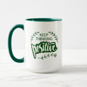 Mug Conserver la pensée positive (Gauche)
