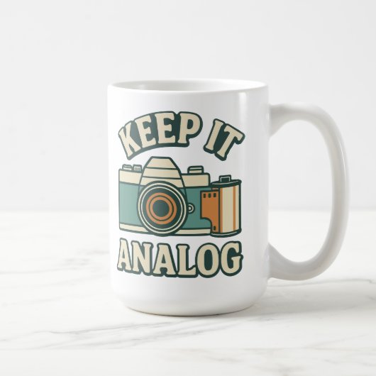 Mug Conserver l'analogique (Droite)