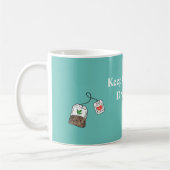 Mug Conserver le calme et boire Tea Mint couleur verte (Gauche)