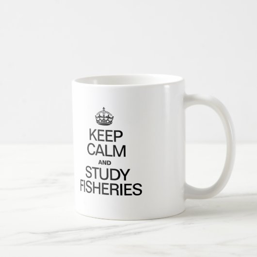MUG CONSERVER LE CALME ET ÉTUDIER LA PÊCHE (Droite)