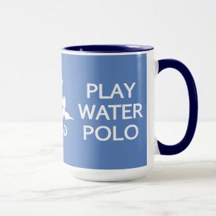 Mug Conserver le calme et jouer du water-polo sur mesu