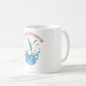 Mug Conserver le calme et la baignade - Conception de (Devant droit)