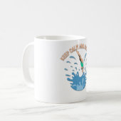 Mug Conserver le calme et la baignade - Conception de (Devant gauche)