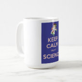 Mug Conserver le calme et la confiance en la science (Devant gauche)