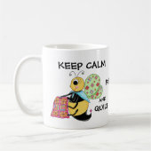 Mug Conserver le calme et la surface de courtepointe M (Gauche)