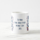 Mug Conserver le calme et la surface inclinée sur la c (Centre)
