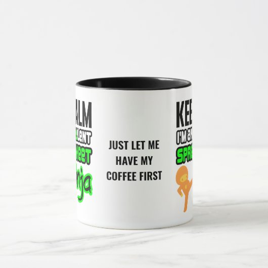 Mug Conserver le calme EXCELlent SPREADSHEET NINJA (Centre)