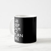 Mug Conserver le calme retour incendie deuxième amende (Devant gauche)