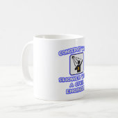 Mug Conserver l'eau .. Douche avec ingénieur civil (Devant gauche)
