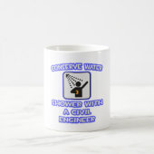 Mug Conserver l'eau .. Douche avec ingénieur civil (Centre)