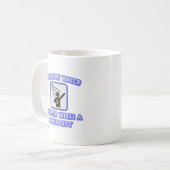 Mug Conserver l'eau .. Douche avec un urologue (Devant gauche)