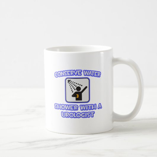 Mug Conserver l'eau .. Douche avec un urologue (Droite)