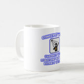 Mug Conserver l'eau .. Douche .. Pierres de rein (Devant gauche)