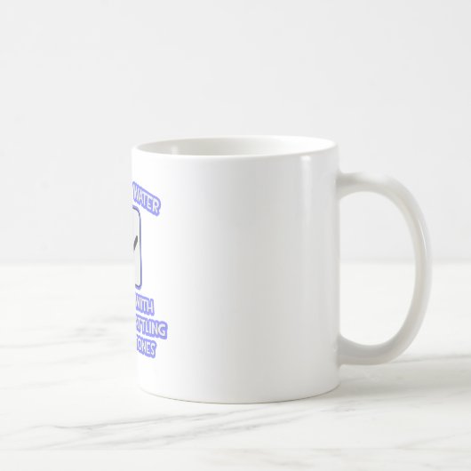 Mug Conserver l'eau .. Douche .. Pierres de rein (Droite)