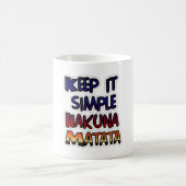Mug Conserver Simple Hakuna Matata Art Print (Centre)