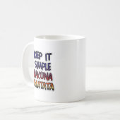 Mug Conserver Simple Hakuna Matata Art Print (Devant gauche)