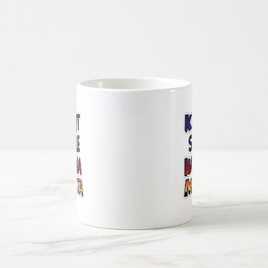 Mug Conserver Simple Hakuna Matata Art Print (Centre)