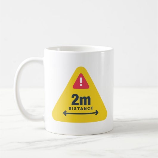 Mug Conserver votre distance (Gauche)