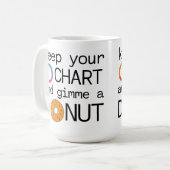 Mug Conservez votre carte (beigne) et donnez-moi un be (Devant gauche)