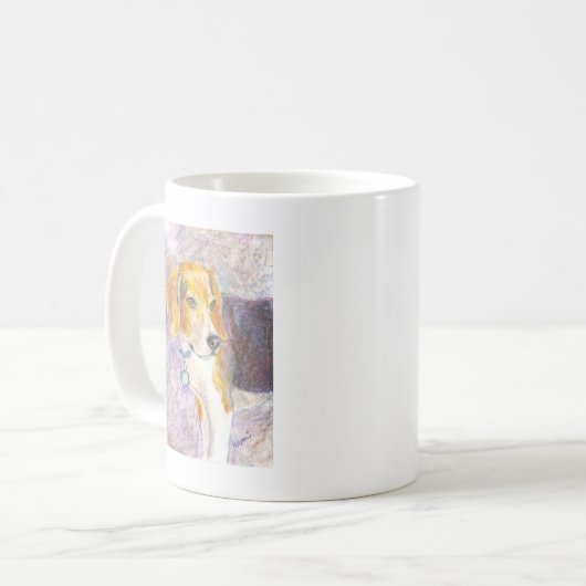 Mug Considérer le chiot (Devant gauche)