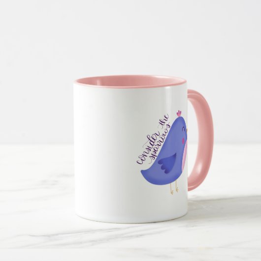 Mug Considérez la boue des flèches (Devant droit)