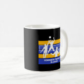 Mug Considérez-Vous Bloqué Funny Volleyball (Devant droit)