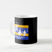 Mug Considérez-Vous Bloqué Funny Volleyball (Devant gauche)