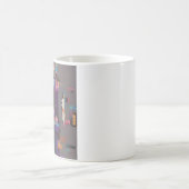 Mug Console de cartouche d'art pixel de salon de jeu r (Centre)