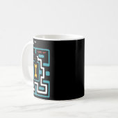 Mug Console de jeu vidéo rétro Chien d'arcade des anné (Devant gauche)