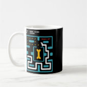 Mug Console de jeu vidéo rétro Chien d'arcade des anné (Gauche)