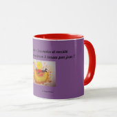 Mug Consommation de caféine (Devant droit)