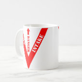 Mug Consommation de jet de danger (Devant gauche)