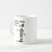 Mug Consommatrice de café (Devant gauche)