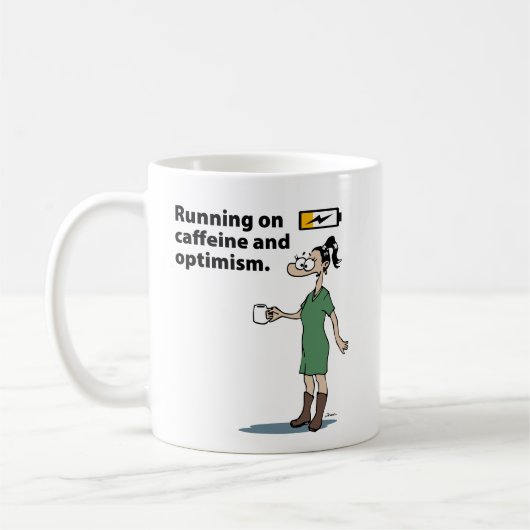 Mug Consommatrice de café (Gauche)